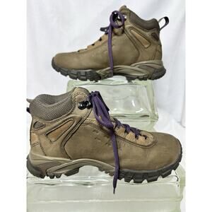 Brown Vasque UltraDry Hiking Boots Women’s 7M Vibram Sole 7419M Trail Ready